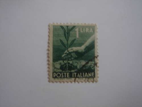1945 Italia - Planting of Sapling 1 L used, not stamped