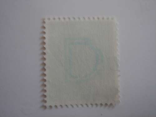 1983 QE II Machins 16 p with backprint D used, stamped