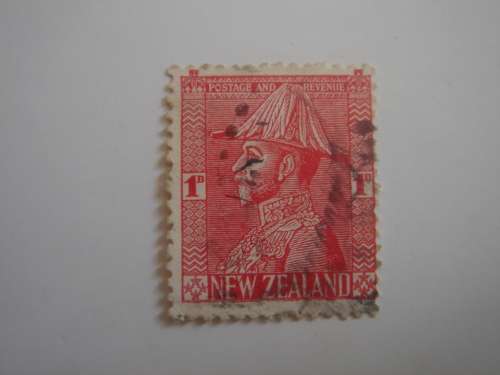 1926 NZ Admiral 1 d used, stamped