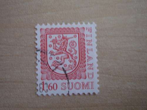 1986 Finland - Lion 1.60 MK used, stamped