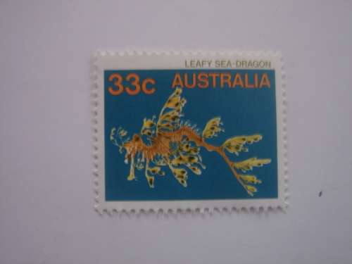 1985 Leafy Sea-Dragon 33c used, not stamped