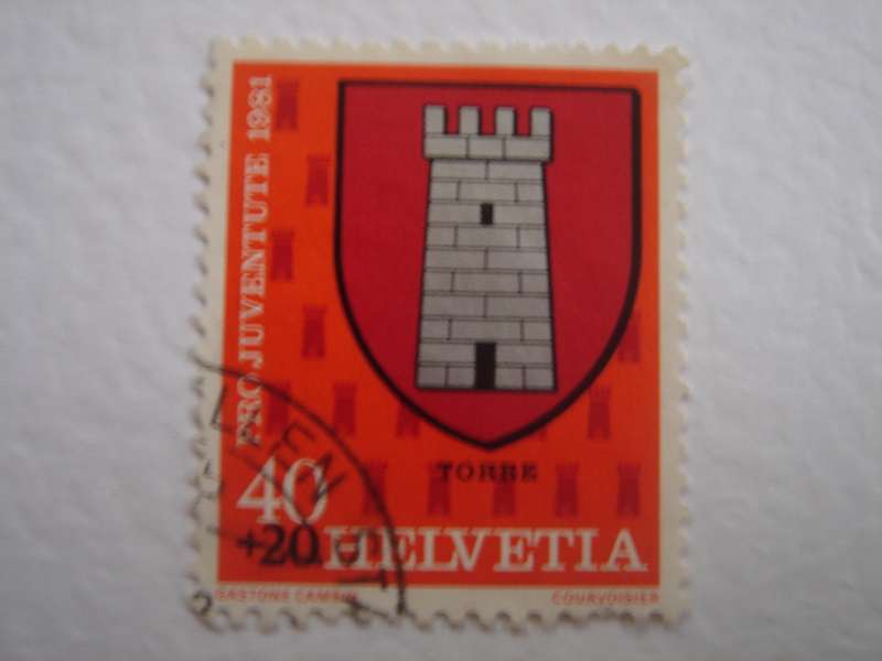 1981 Helvetia - Juventute 40+20 used, stamped