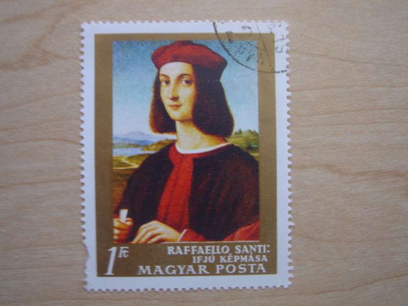 1969 Hungary - Raffaello Painting 1 Ft used, stamped