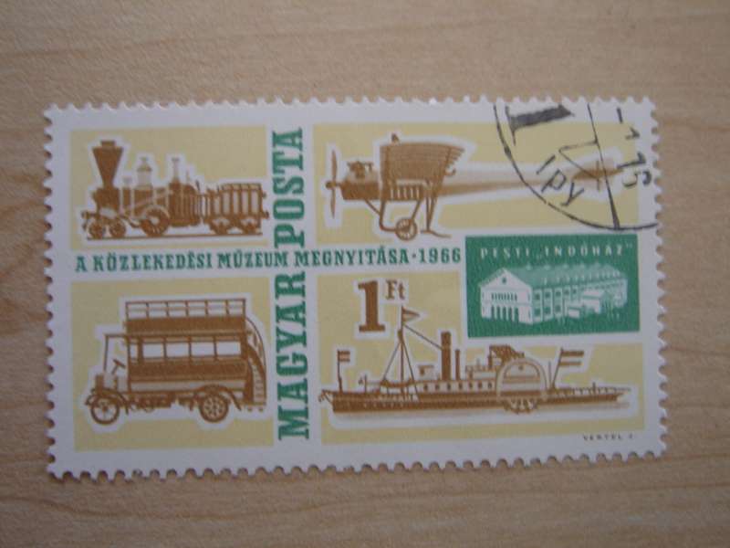 1966 Hungary - Transport Museum 1 Ft used, stamped