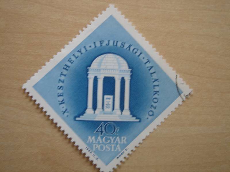 1963 Hungary - Memorial 40f used, stamped