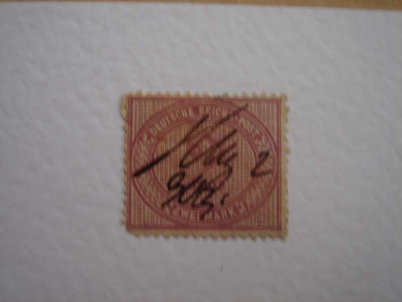 1875 Deutsches Reich MiNr 37 a used, signature cancelled