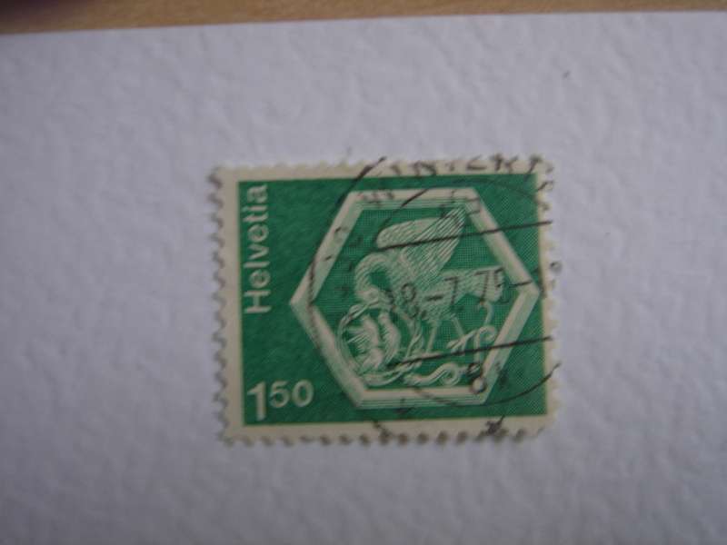 1973 Helvetia - SG862 used, stamped