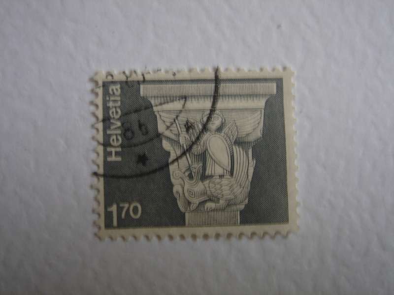 1973 Helvetia - SG863 used, stamped