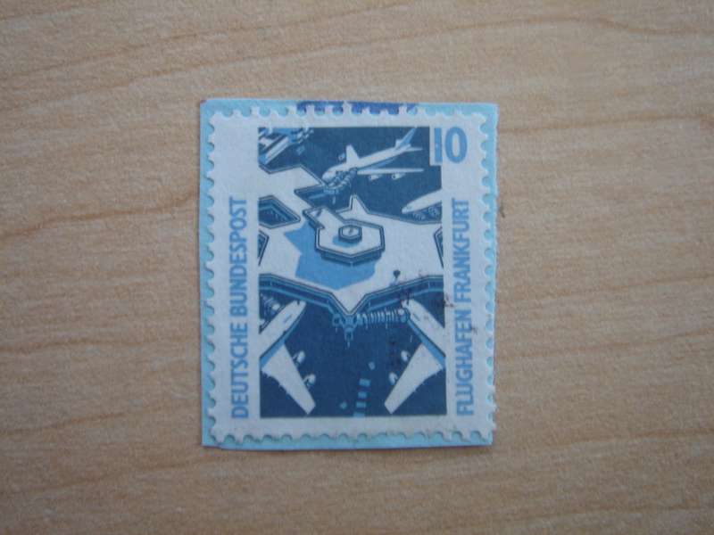 1988 BRD MiNr 1347 A R with number `090` on the back used, stamped