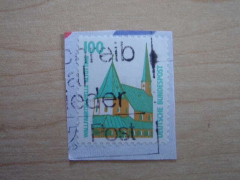 1989 BRD MiNr 1406 A R with number `040` on the back used, stamped