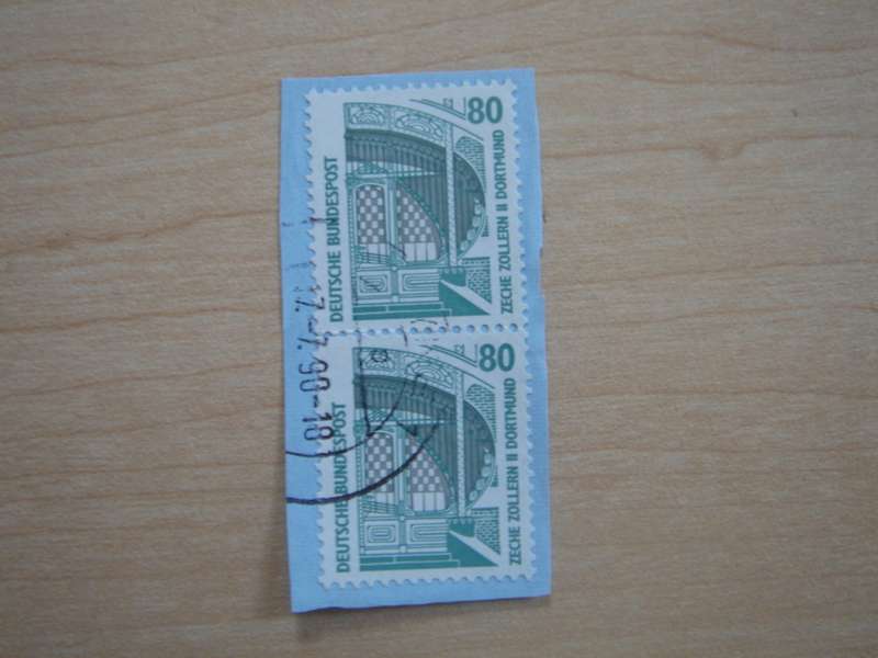 1987 BRD MiNr 1342 A R with number `320` on the back used, stamped