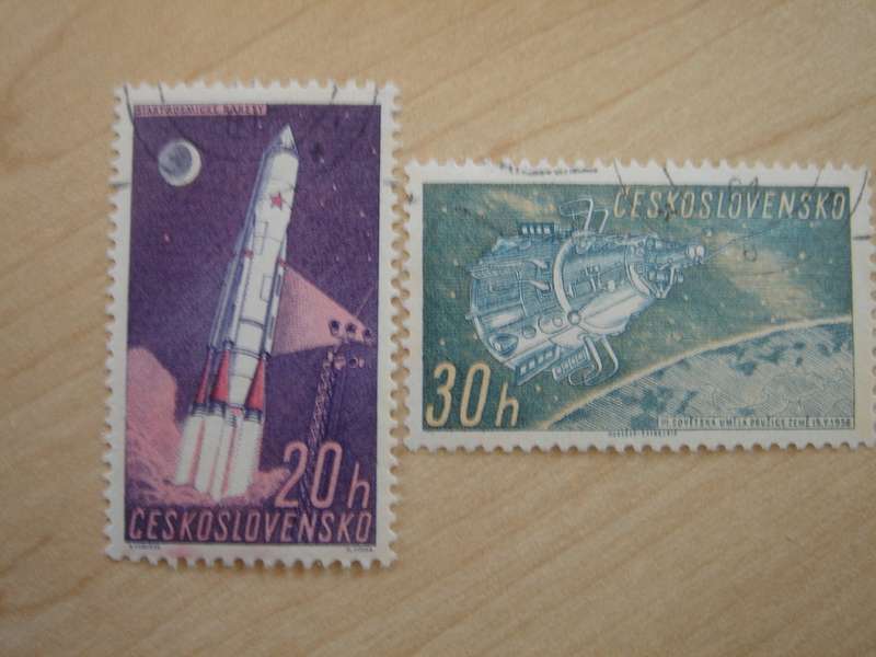 1961 CZ - Cosmic Space Research 20,30 h used, stamped