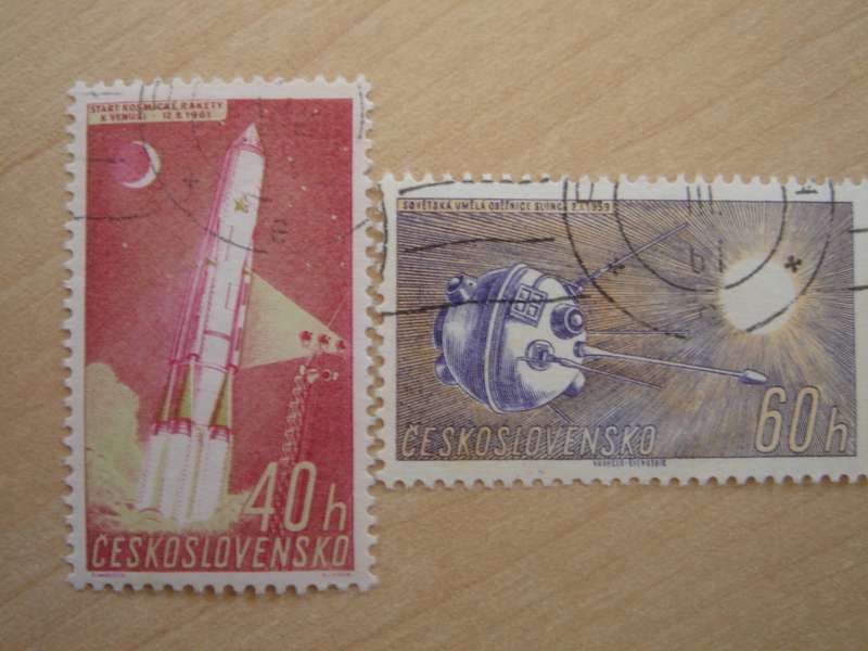 1961 CZ - Cosmic Space Research 40,60 h used, stamped