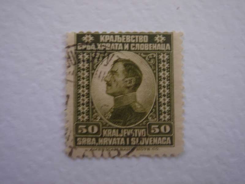 1921 Yugoslavia - Prince Alexander 50 h used, stamped