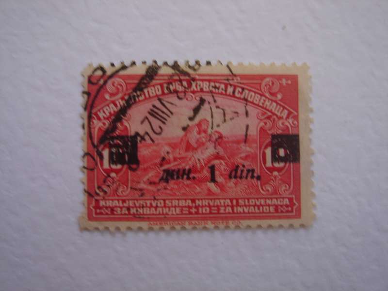 1922 Yugoslavia - 1 D on 10 h used, stamped