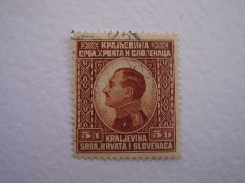 1924 Yugoslavia - King Alexander 5 D used, stamped