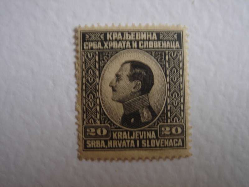 1924 Yugoslavia - King Alexander 20 P used, not stamped