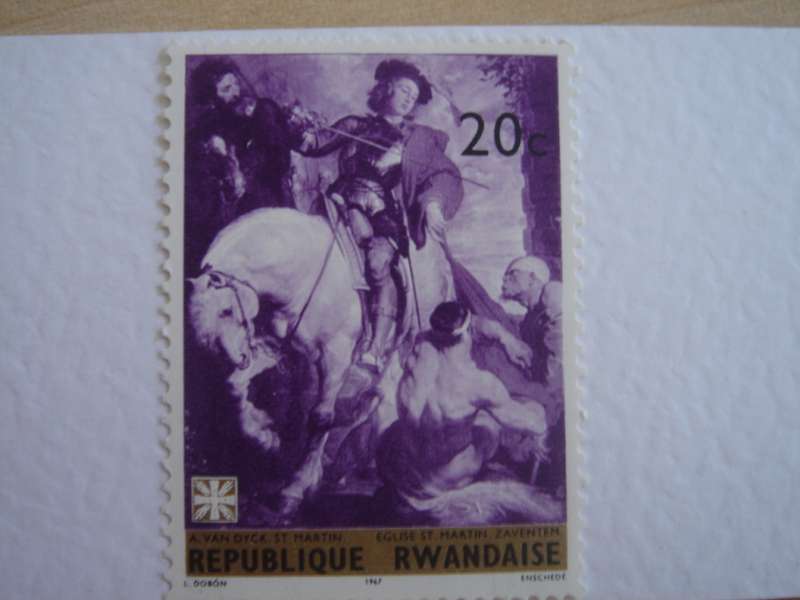 1967 Rwanda - Van Dyck Painting 20 C MNH