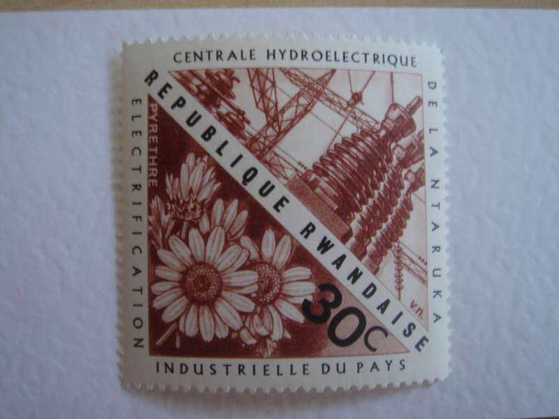 1967 Rwanda - Electrification 30 C MNH