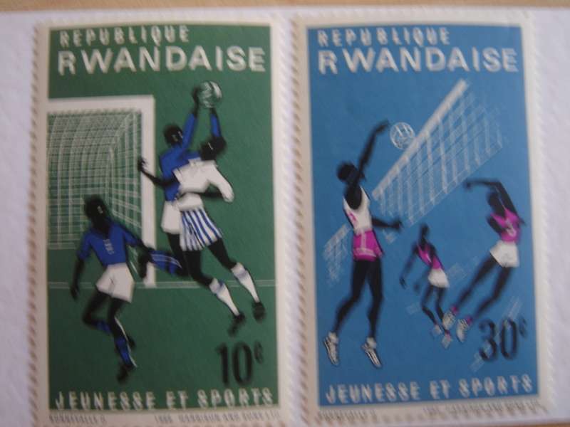 1966 Rwanda - Youth & Sports 10,30 C MNH
