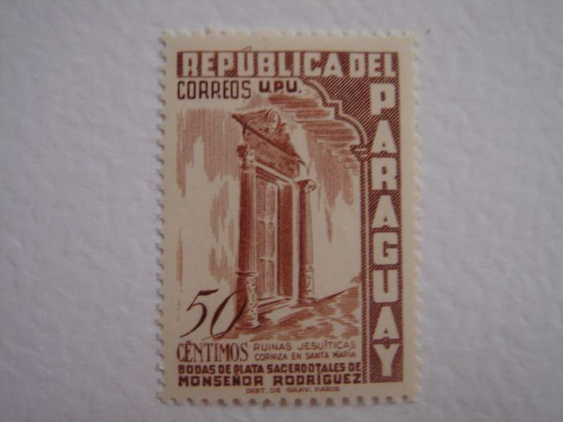1955 Paraguay - Silver Jubilee of M. Rodriguez 50 C MNH