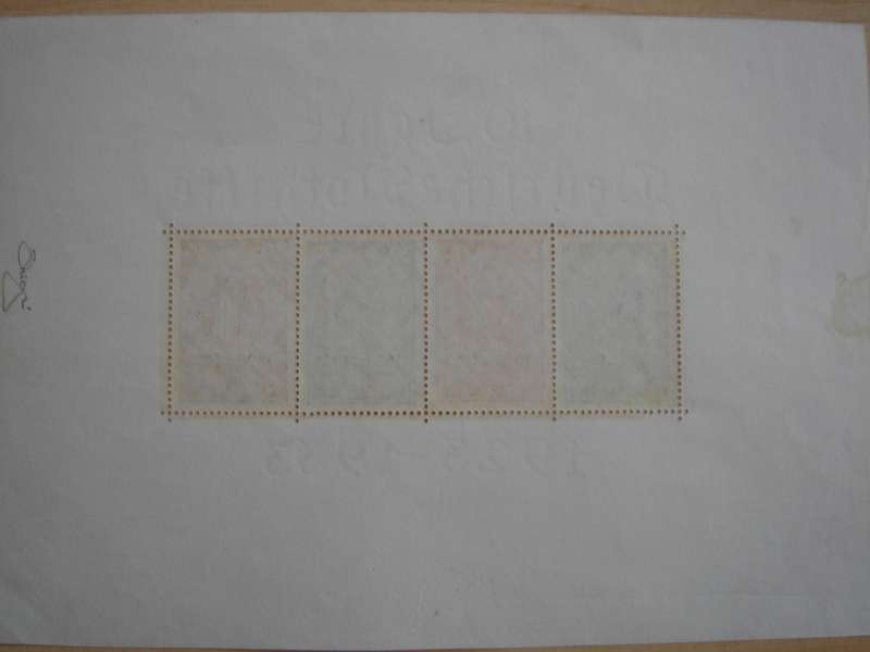 1933 Deutsches Reich MiNr 508-511 in Block 2 MNH