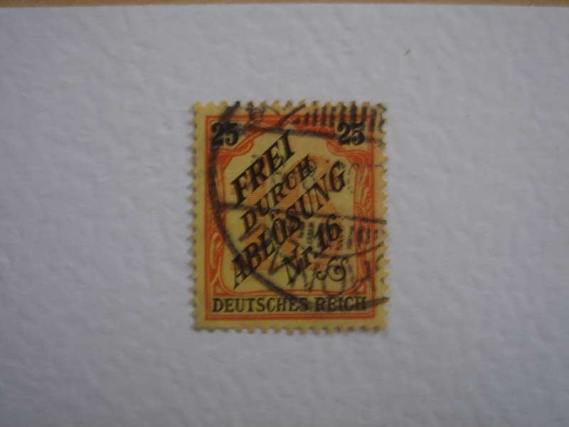 1905 Deutsches Reich Dienstmarken MiNr 14 used, stamped