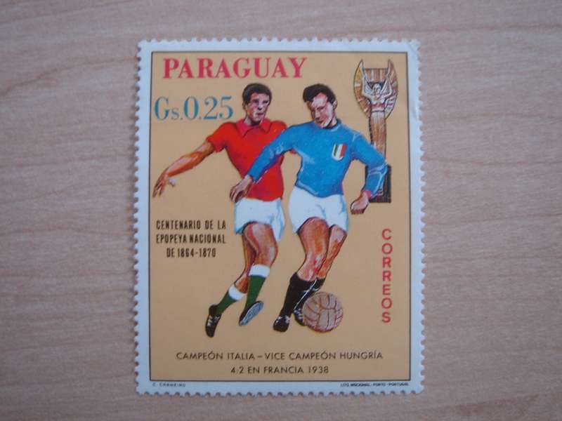 1969 Paraguay - Centenario de Futbol Gs 0.25 MNH