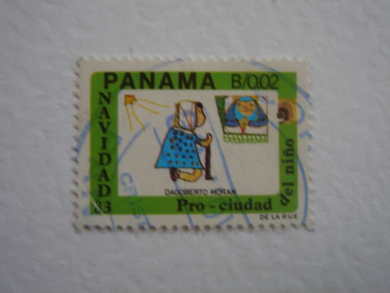 1983 Panama - Christmas B 0.02 used, stamped