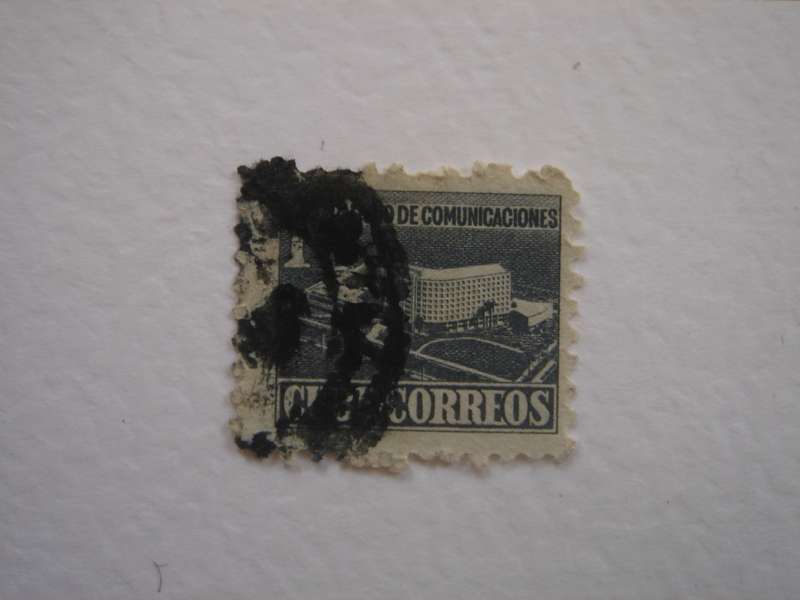 1952 Cuba - General Post Office 1 c used, stamped
