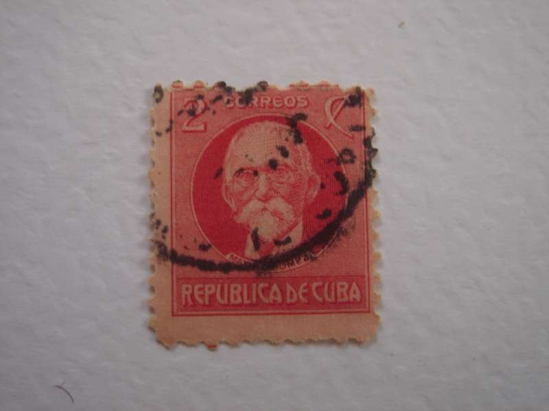 1917 Cuba - Portrait of Gomez 2 c used, stamped