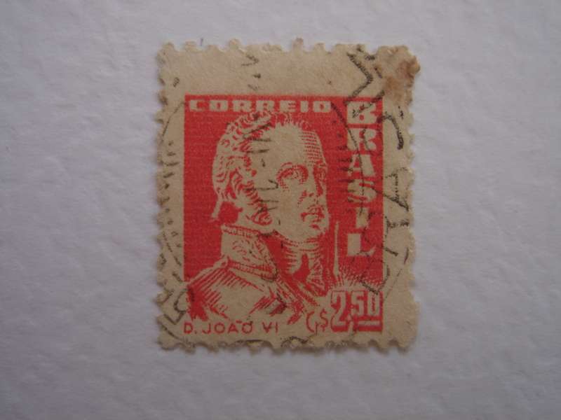 1959 Brazil - King Joao VI 2,50 $ used, stamped