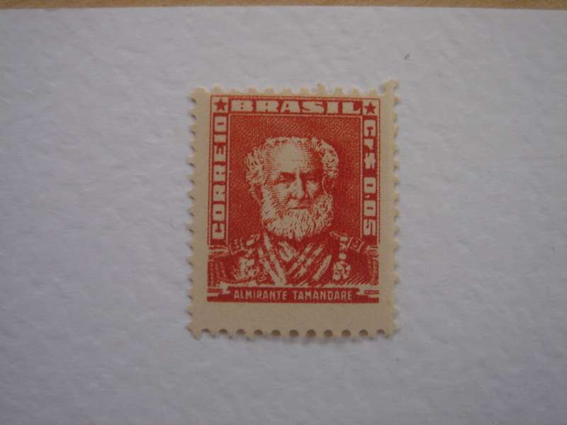 1954 Brazil - Portrait of Admiral Tamandare 5 c MNH