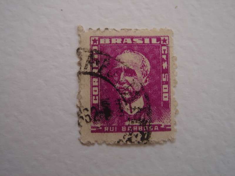 1954 Brazil - Portrait of R. Barbosa 5,00 $ used, stamped