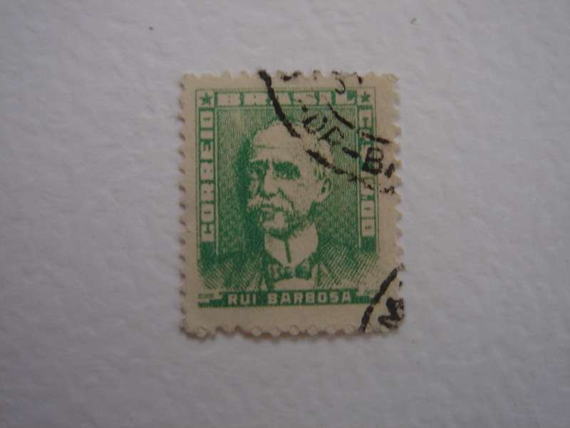 1954 Brazil - Portrait of R. Barbosa 10 $ used, stamped