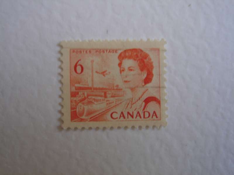 1967 Canada - QE II 6 c used, stamped