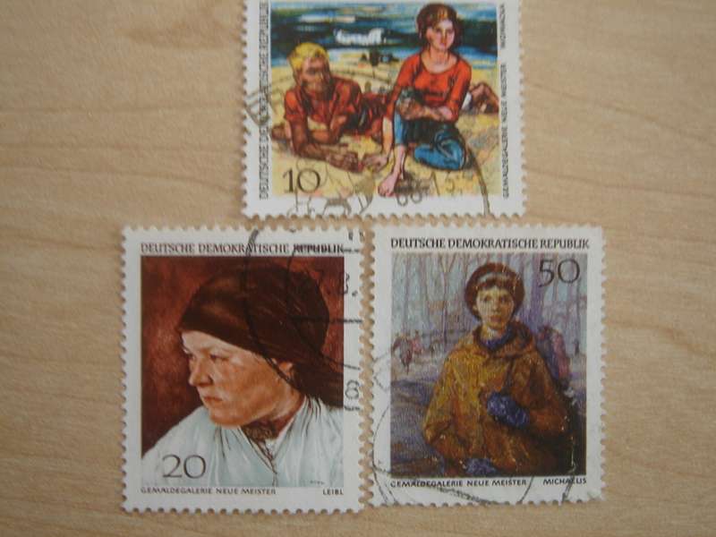 1968 DDR MiNr 1393,1395,1397 used, stamped