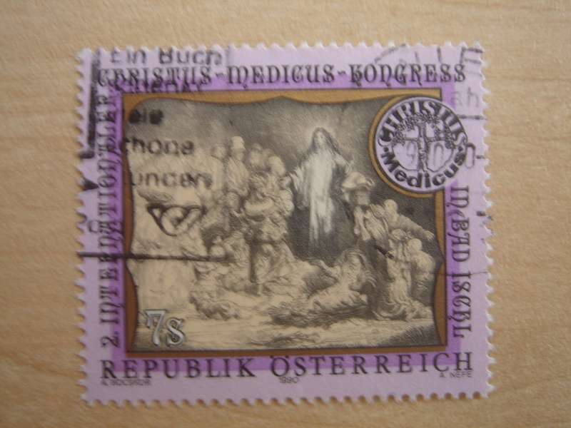 1991 Austria - Christus Medicus Kongress S7 used, stamped