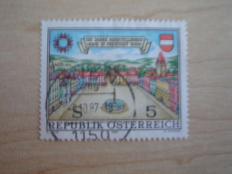 1987 Austria - 125 Years Exhibitions in Freistadt 5 S used, stamped