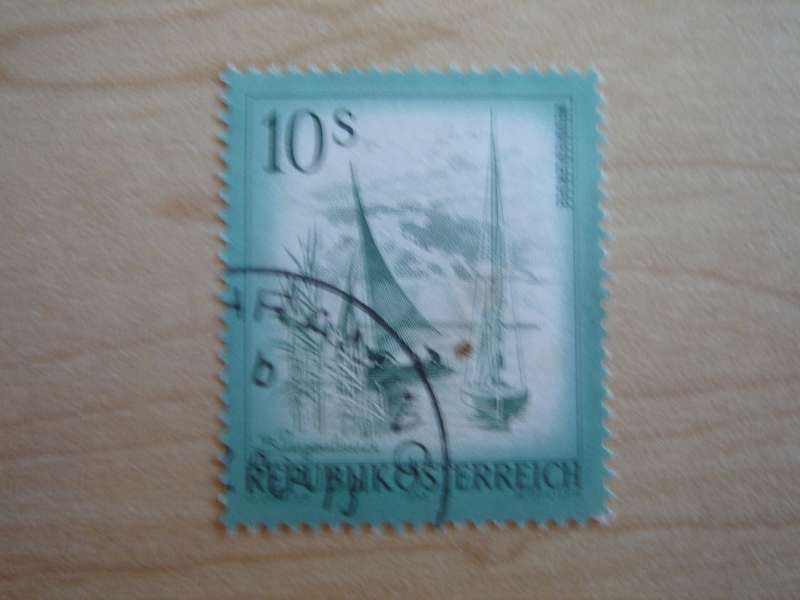 1973 Austria - Neusiedlersee 10 S used, stamped
