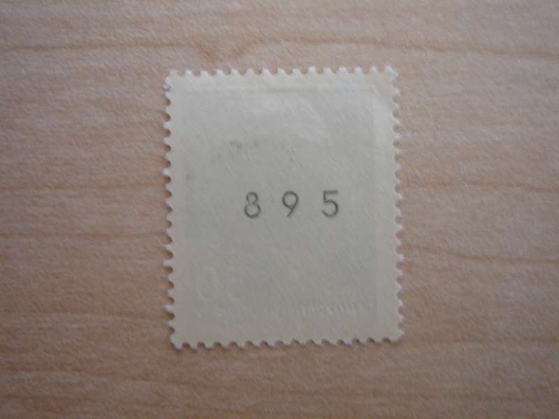 1963 DDR MiNr 937 I R Walter Ulbricht MNH with number `895` on back