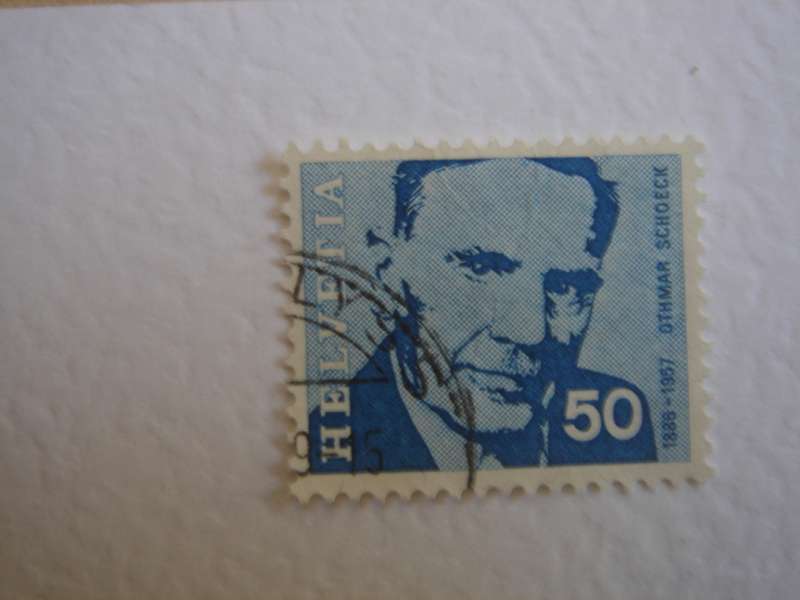 1969 Helvetia - Othmar Schoeck 50 used, stamped