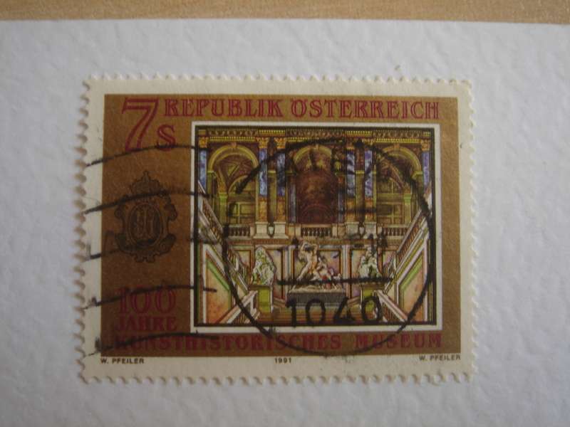 1991 Austria - 100 Years of Art Museum 7 S used, stamped
