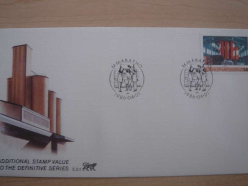 1986 Bophuthatswana - Milling Industry 14 c stamped on FDC
