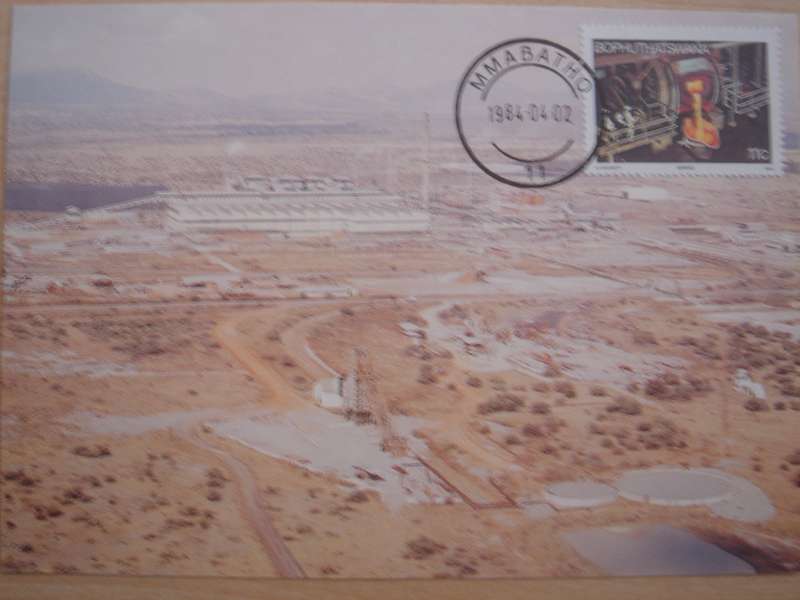 1986 Bophuthatswana - Postcard (unused) Mining 11 c stamped