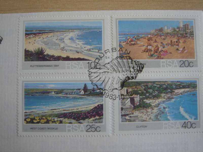 1983 RSA - Strande 10,20,25,40 c stamped on FDC