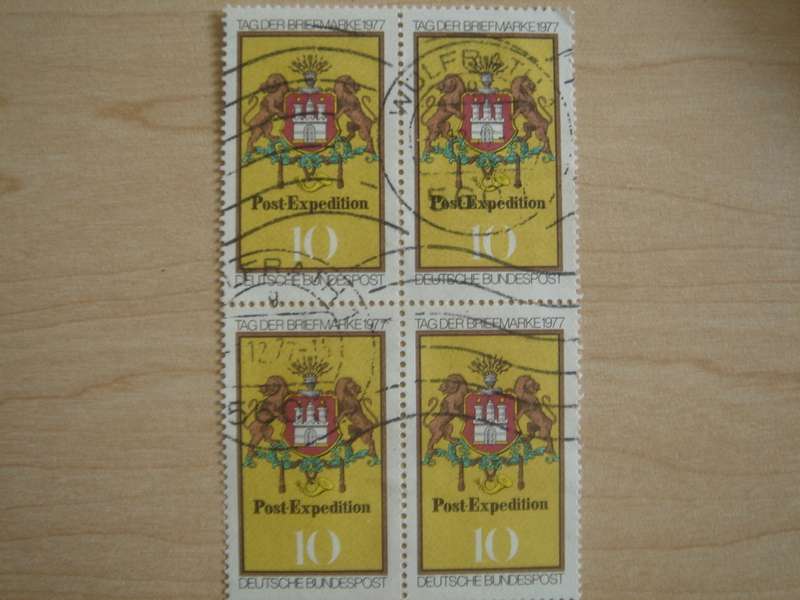 1977 BRD MiNr 948 Block of 4 used, stamped