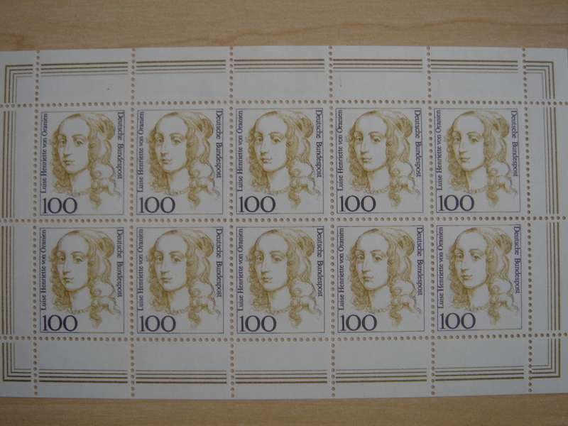 1994 - Kleinbogen (mini sheet of 10 stamps) MiNr 1755-1756 MNH