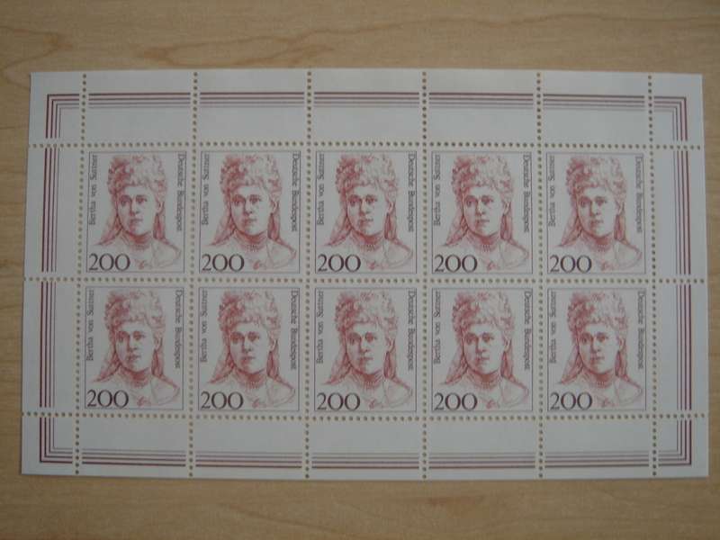 1991 - Kleinbogen (mini sheet of 10 stamps) MiNr 1498 MNH