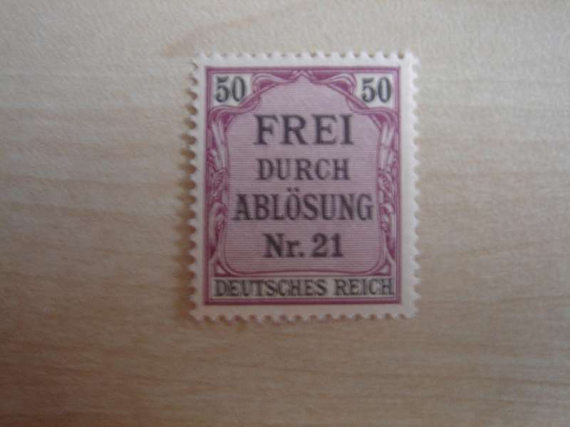 1903 Deutsches Reich Dienstmarken MiNr 8 MNH